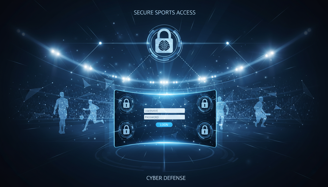 Password security concept with digital lock icons
